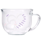 Engraved Clear Glass 18 oz Tea Cup - Mother And Grandmother Hearts